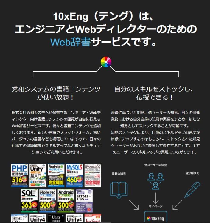 エンジニアとWebディレクターのための Web辞書サービス10xEng